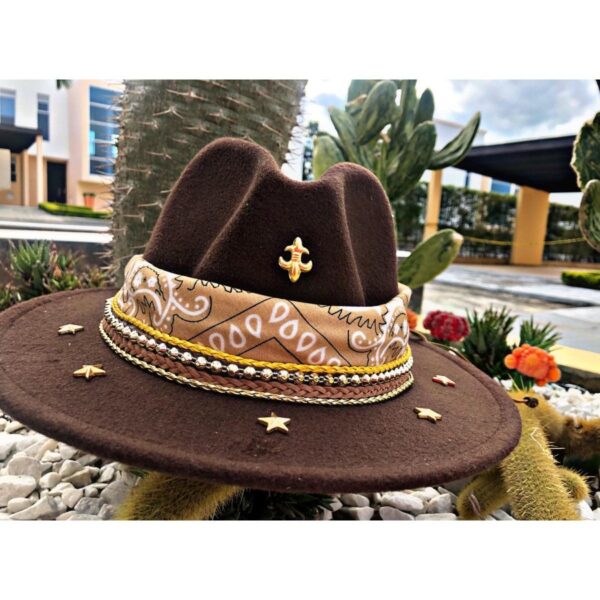 Sombrero Fedora para mujer sombrero para mujer con adornos medellin soacha cintas elegua bisuteria playa vueltiao flores agudeño vaquero sol de moda tejido Villavicencio cabalgata decorado Pereira Pasto fiesta artesanal elegante