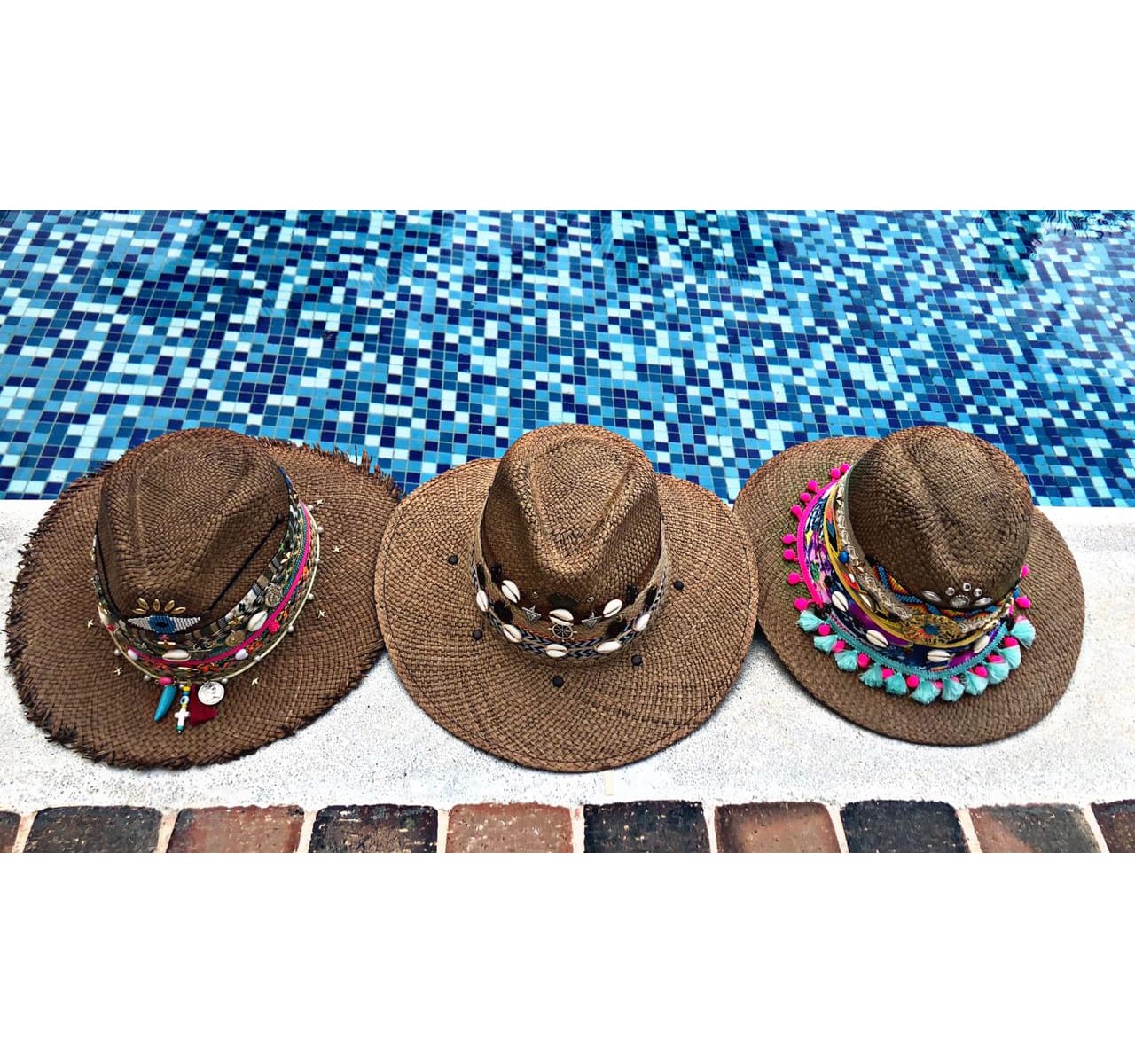 Sombrero Para Mujer Decorado - Indiana - Ref. 230105081