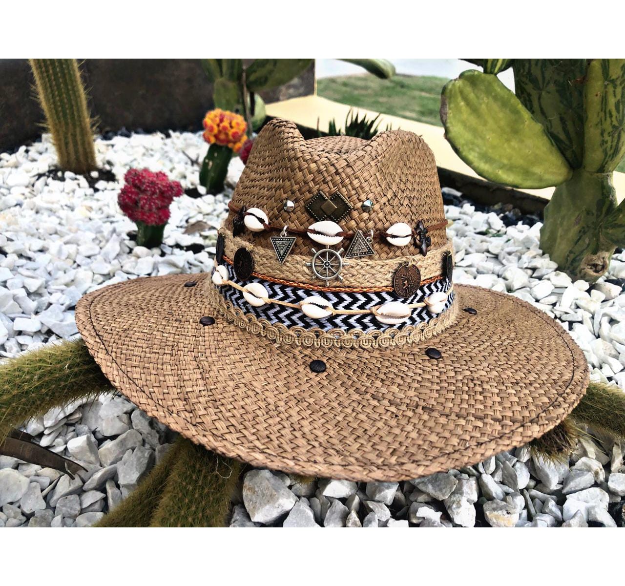 Sombrero Para Mujer Decorado - Indiana - Ref. 230105011