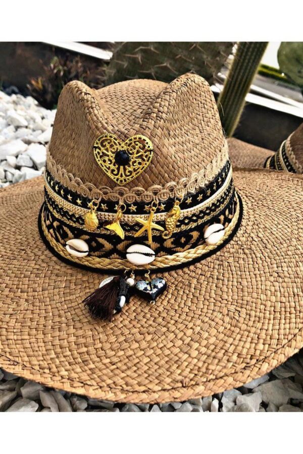 sombrero decorado para mujer Montería bisuteria bisuteria elegante artesanal vueltiao de moda agudeño flores decorado sol elegua medellin Santa Marta fiesta playa soacha bello cabalgata vaquero cintas