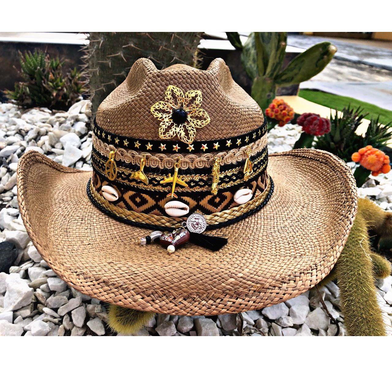 Sombrero Para Mujer Decorado - Cowboy - Ref. 221105007 | Milolita Store -  Tienda Virtual