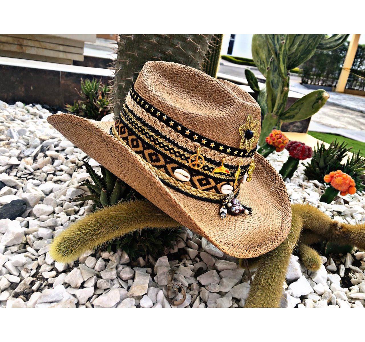 Sombrero Para Mujer Decorado - Cowboy - Ref. 221105007 | Milolita Store -  Tienda Virtual