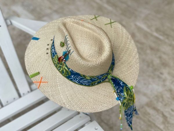 Sombrero para mujer decorado - Indiana - Ref. 230105057 | Milolita Store - Tienda Virtual |%count(title)%