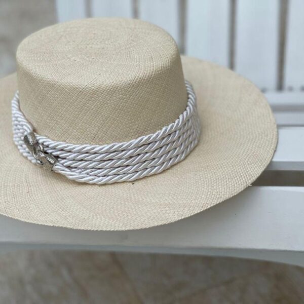 Sombrero Cordobés decorado para mujer — Talla Sombrero: Talla 6 (59 cm)