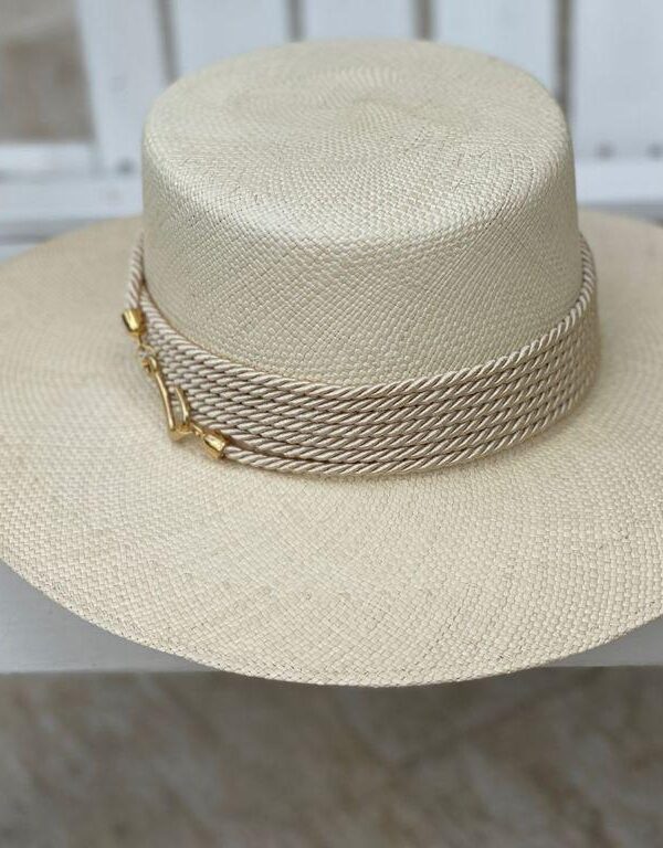 Sombrero Cordobés para mujer decorado — Talla Sombrero: Talla 6 (59 cm)