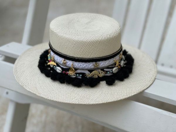 Sombrero para mujer decorado - Cordobés - Ref. 220401090 | Milolita Store - Tienda Virtual |%count(title)%
