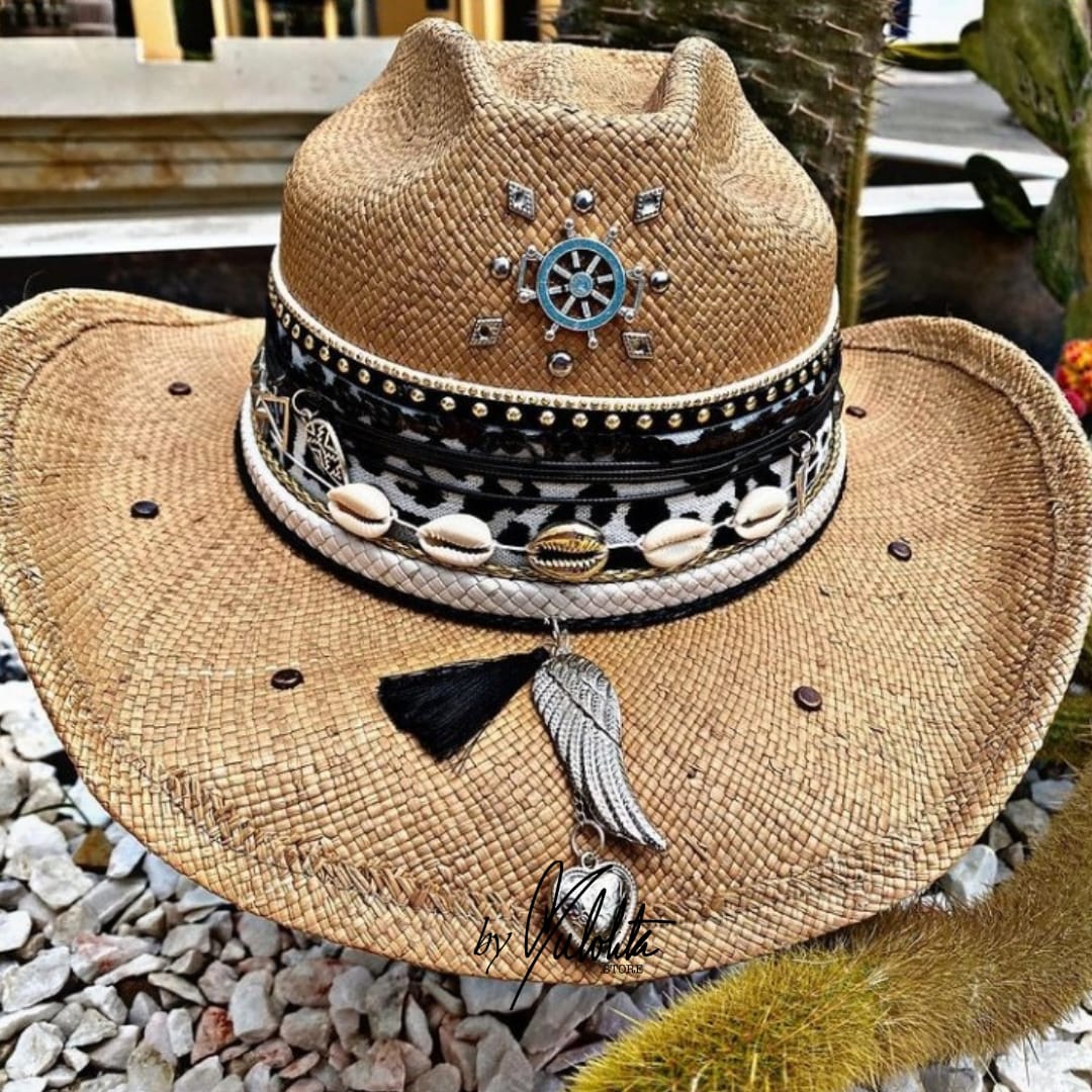 Sombrero Para Mujer Decorado - Cowboy - Ref. 221105010