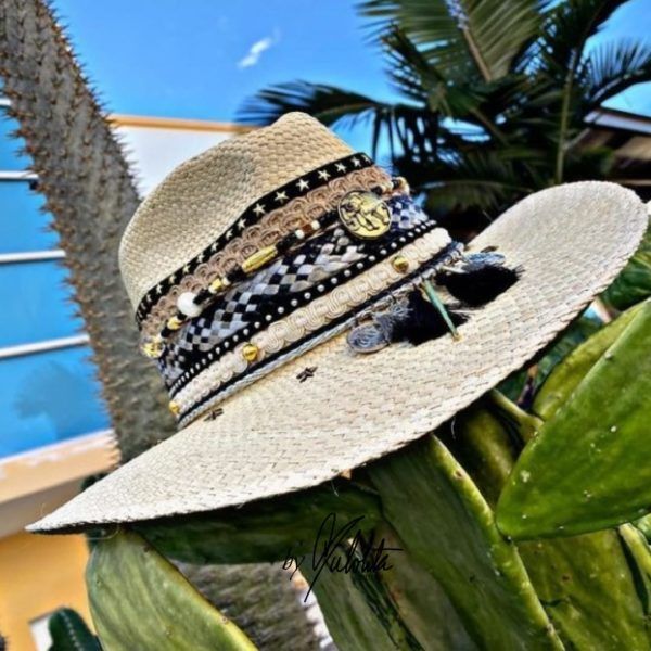 Sombrero para mujer decorado - Indiana - Ref. 230105065 | Milolita Store - Tienda Virtual |%count(title)%