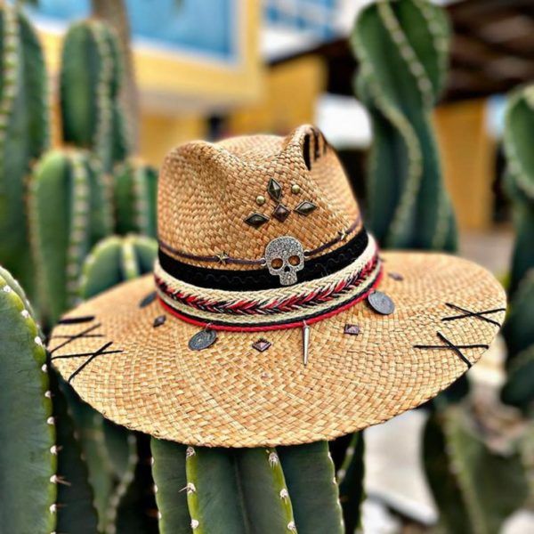 Sombrero para mujer decorado - Indiana - Ref. 230105076 | Milolita Store - Tienda Virtual |%count(title)%