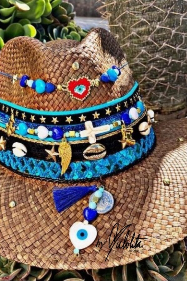 Estilos de Sombreros para Mujer | Guía Milolita Store Colombia Sombrero Indiana decorado para mujer — Talla Sombrero: Talla 6 (59 cm)