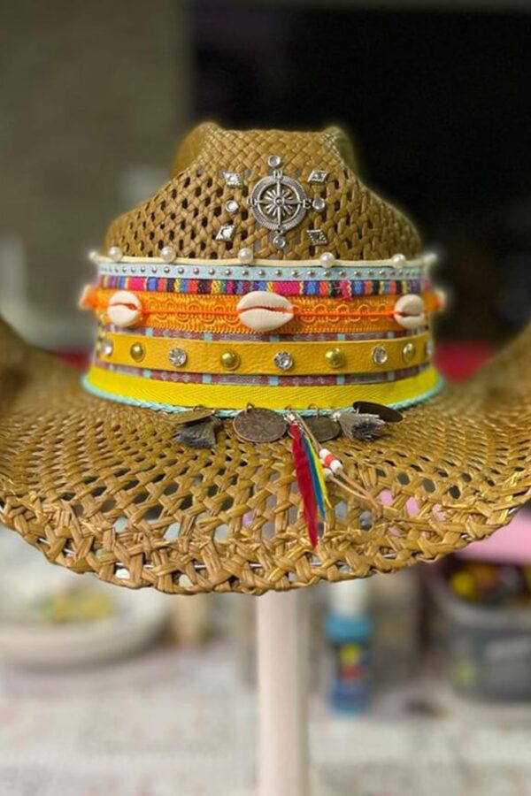 Sombreros Artesanales en Colombia | Milolita Sombrero decorado personalizado