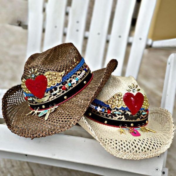 Sombrero para mujer decorado - Calado - Ref. 220401088 | Milolita Store - Tienda Virtual |%count(title)%