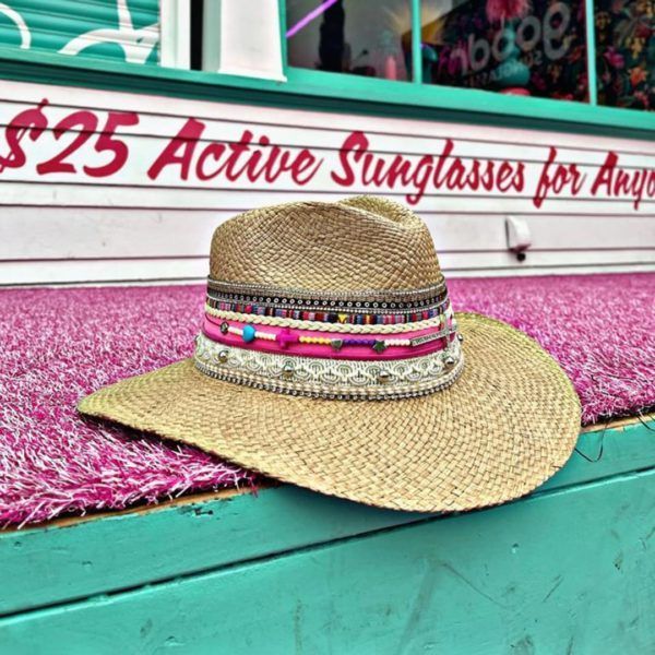 Sombrero para mujer decorado - Indiana - Ref. 230105072 | Milolita Store - Tienda Virtual |%count(title)%