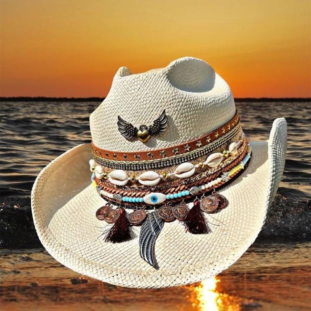 Sombrero Para Mujer Decorado - Cowboy - Ref. 221105015