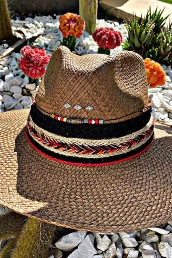 Sombreros Artesanales en Colombia | Milolita Sombrero con simbolos personalizado para hombre