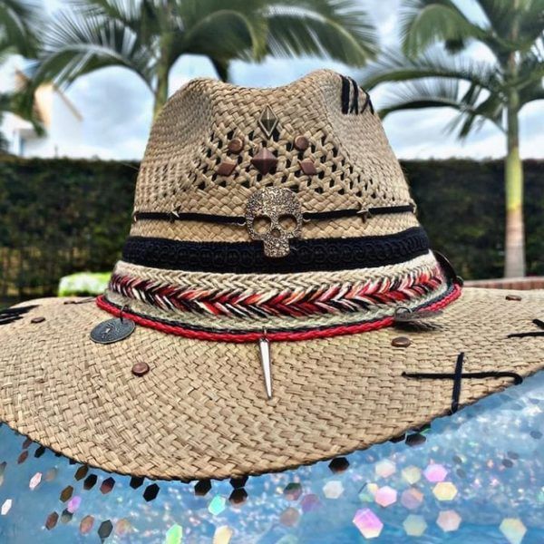 Sombrero decorado para hombre Deluxe 2204034 | Milolita Store - Tienda Virtual |%count(title)%
