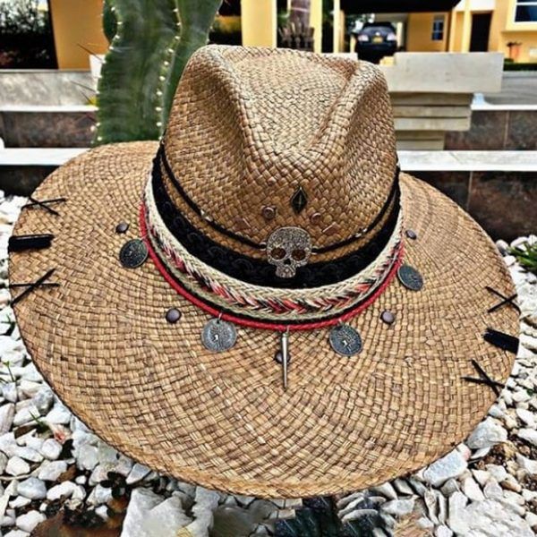 Sombrero decorado para hombre Deluxe 2204036 | Milolita Store - Tienda Virtual |%count(title)%