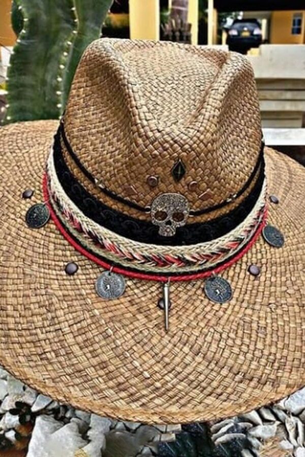 Sombreros Artesanales en Colombia | Milolita Sombrero decorado para hombre