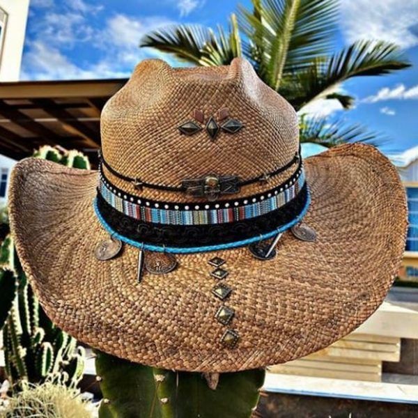 Sombrero decorado para hombre Deluxe 2204060 | Milolita Store - Tienda Virtual |%count(title)%