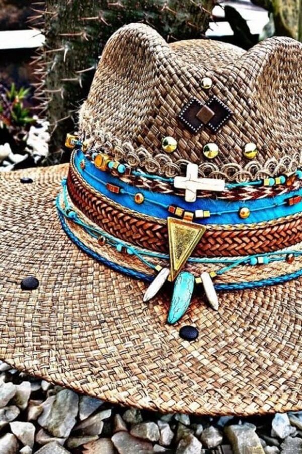 Sombreros Artesanales en Colombia | Milolita Sombrero para hombre decorado