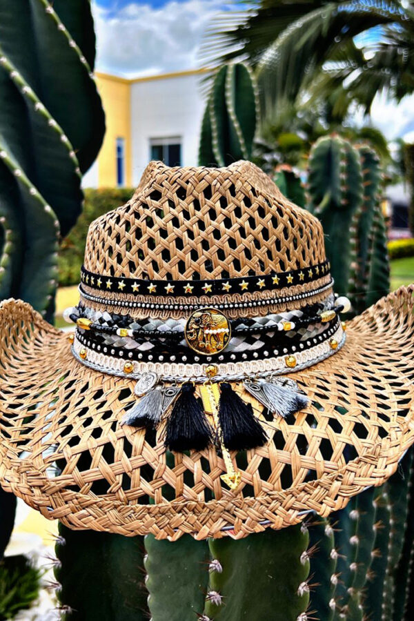 Sombrero personalizado para mujer star calado