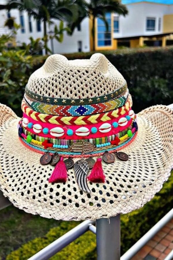Sombreros decorados para mujeres 00002