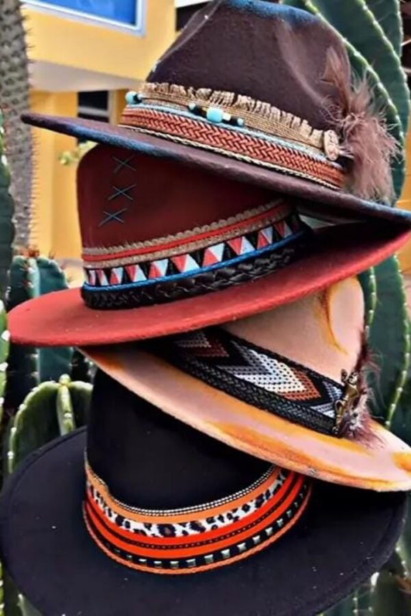 Sombreros Decorados para Mujer en Colombia | Milolita Sombrero fedora decorado unisex