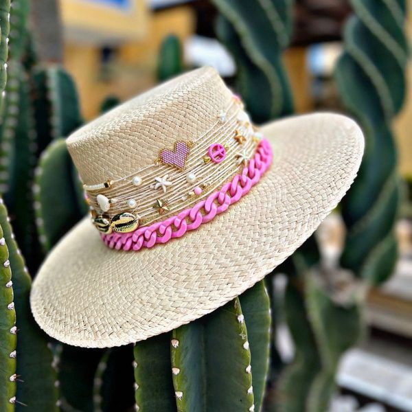 Sombrero Cordobés Rosse decorado para Mujer Ref.220829001 | Milolita Store - Tienda Virtual |%count(title)%