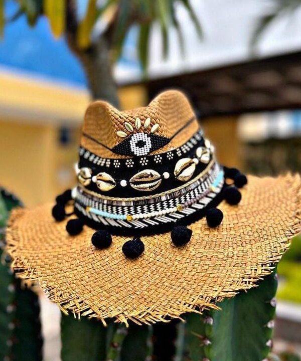 Sombreros Decorados para Mujer en Colombia | Milolita sombrero desflecado decorado para mujer