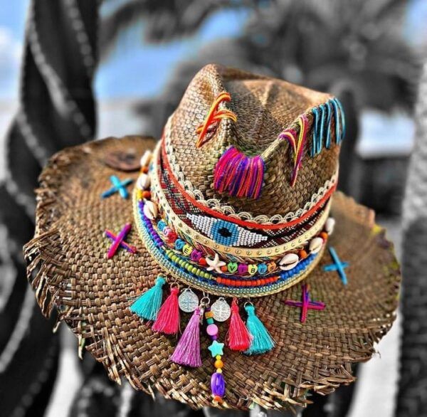 Sombrero desflecado para mujer 01