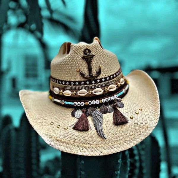 sombrero cowboy tribu decorado para hombre 01 00001