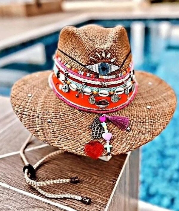 Sombreros Decorados para Mujer en Colombia | Milolita sombrero indiana decorado para mujer