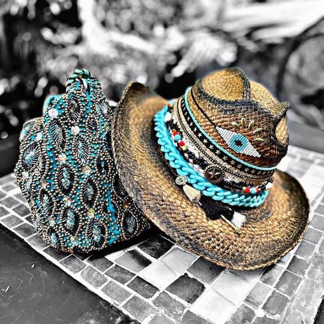 Sombrero Para Mujer Hecho A Mano - Cowboy - Vintage Ref. 230104002 Store - Tienda Virtual