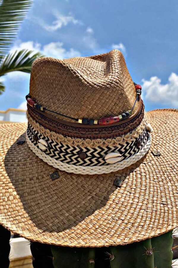 Sombreros Decorados para Mujer en Colombia | Milolita sombrero para mujer palma de iraca sombrero para mujer decorado agudeño vaquero bisuteria elegante decorado artesanal playa sol elegua cintas de moda vueltiao flores medellin soacha bello Santa Marta Montería bisuteria cabalgata fiesta