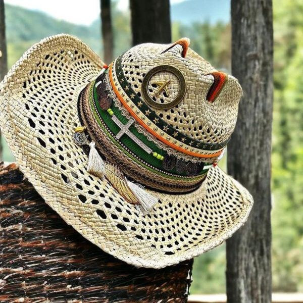 Sombrero decorado - Calado - Ref. 231007002