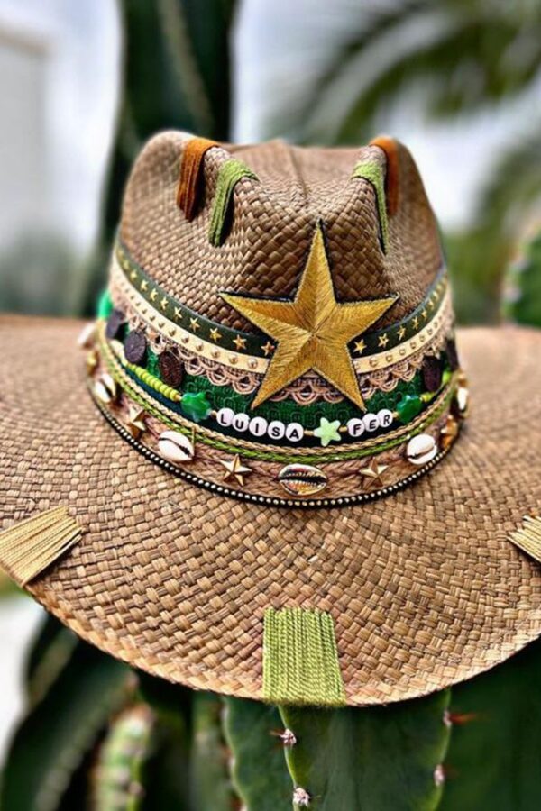 Regalos Artesanales para Mujeres en Colombia | Milolita Sombrero decorado indiana