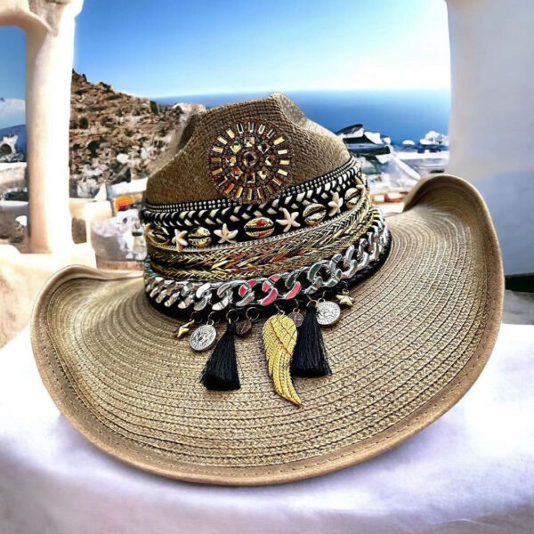 Sombrero Azteca - Cowboy - Ref. 231226001 | Milolita Store - Tienda Virtual |%count(title)%