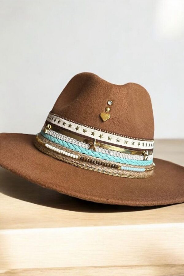 Sombreros Decorados para Mujer en Colombia | Milolita Sombrero Fedora Rose 0001