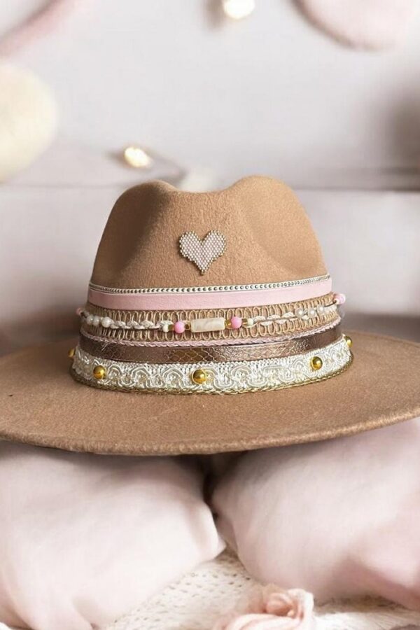 Sombreros Decorados para Mujer en Colombia | Milolita Sombrero Fedora Rose 0001