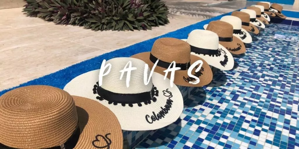 Pavas decordas para mujeres - Pavas con nombre bordado - Pavas para el sol y la playa - Decorated Pavas for Women - Pavas with an embroidered name - Pavas for the Sun and the Beach