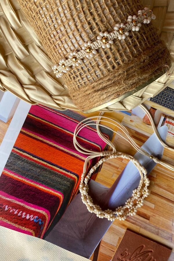 Pulsera para mujer color jazmin