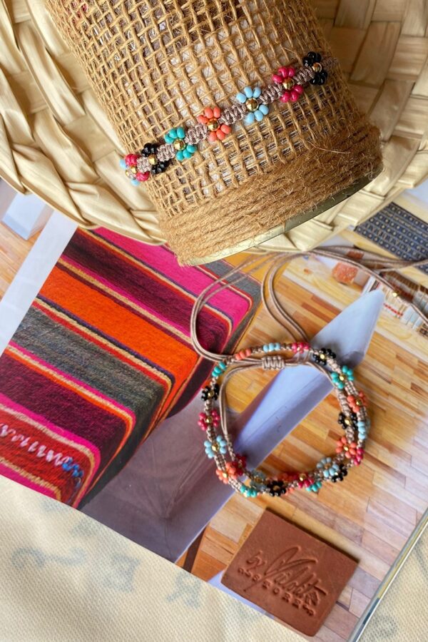 Pulsera para mujer color jazmin arcoiris