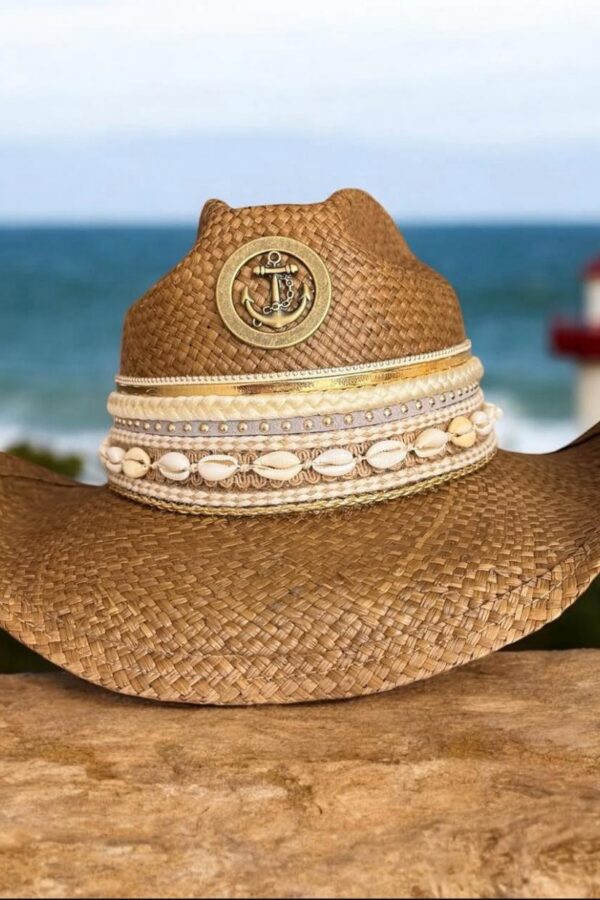Sombrero decorado para mujer Cowboy Anchor Café