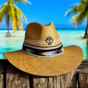Sombrero Indiana Hibisco Calavera 250407003 001