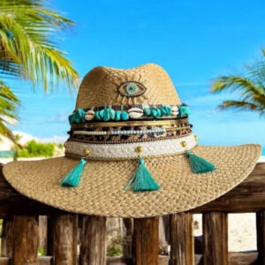 Sombrero Indiana Jaipur Turquesa 250407002 001