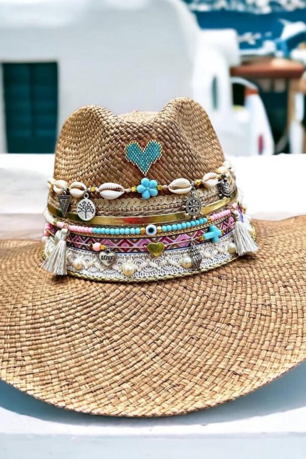 Sombrero indiana Heart power 001