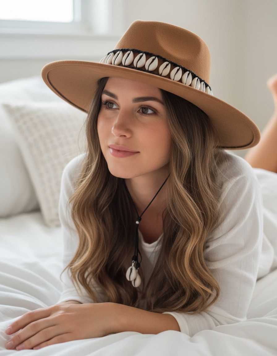 Adorno para sombrero Lazo Tribal shell coins Adorno para sombrero Lazo Tribal shell coins