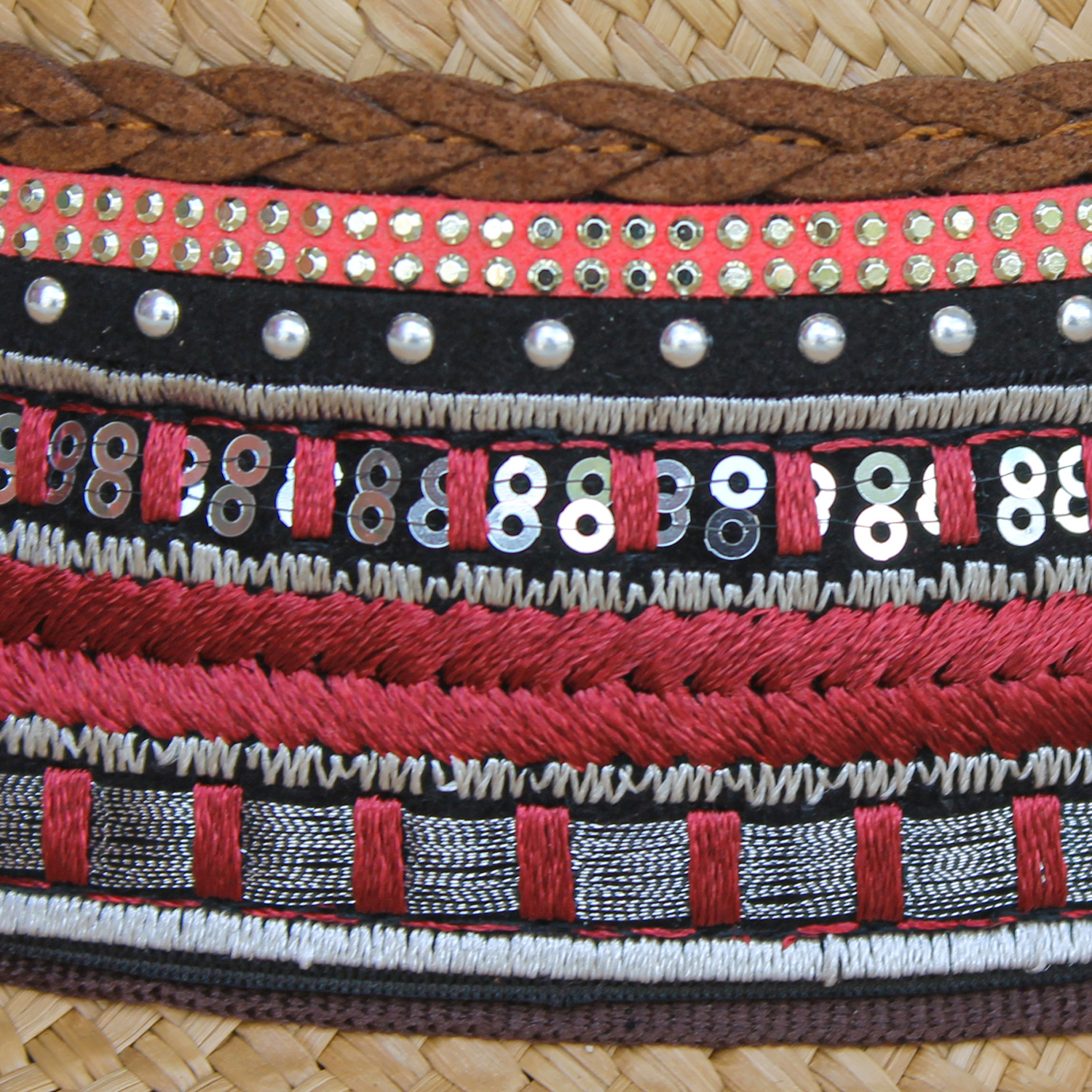 Sombrero Borsalino Color Cafe con adorno Boho Travel Cherry Shine Sombrero Borsalino Color Cafe con adorno Boho Travel Cherry Shine