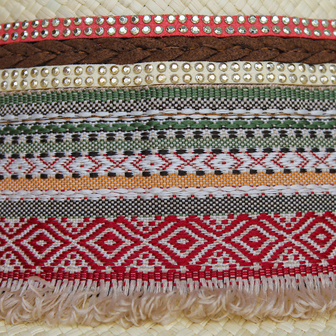 Sombrero Borsalino Color Natural con adorno Boho Travel Indi Flecos Sombrero Borsalino Color Natural con adorno Boho Travel Indi Flecos