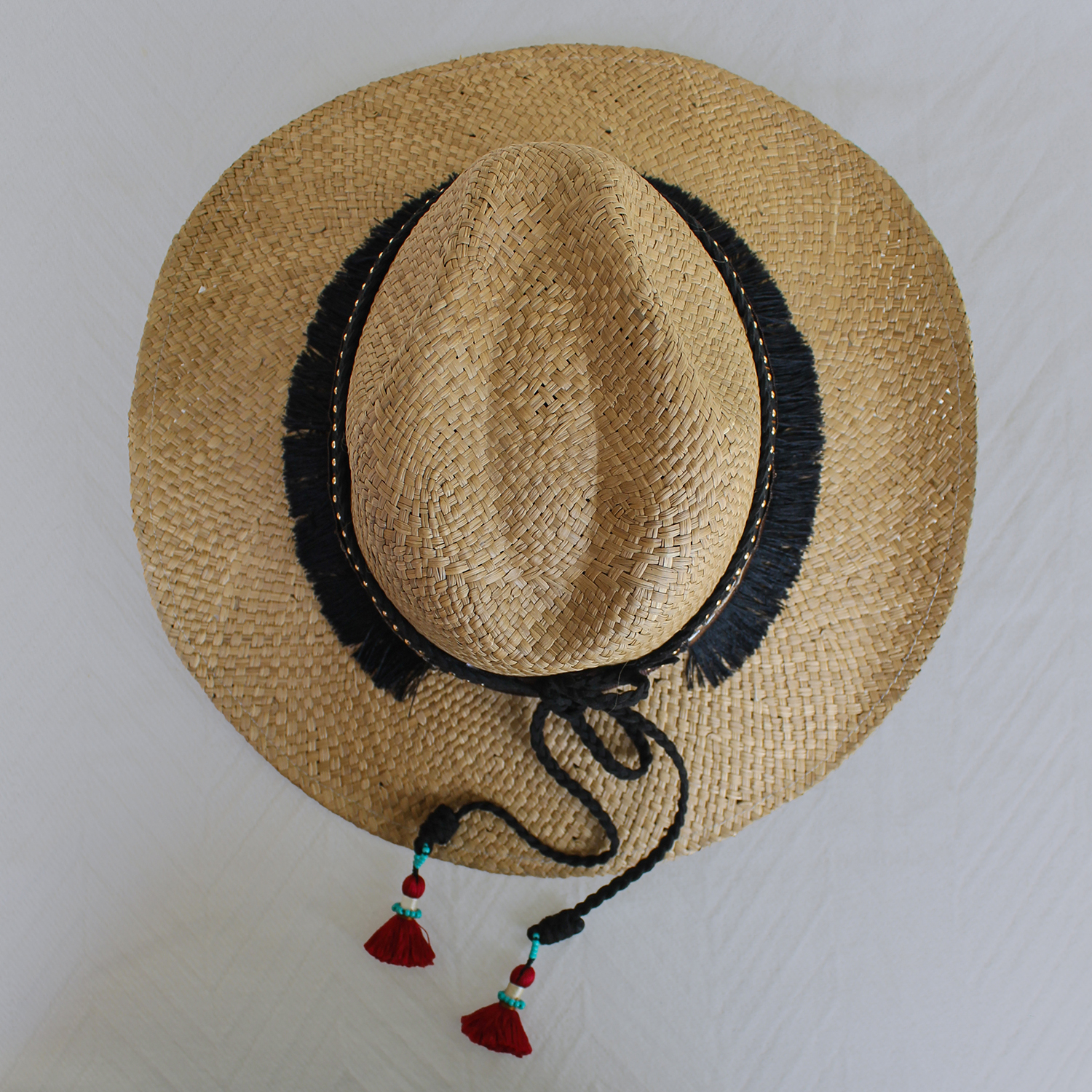 Sombrero Borsalino Color Cafe con adorno Boho Travel Rock Flecos Sombrero Borsalino Color Cafe con adorno Boho Travel Rock Flecos